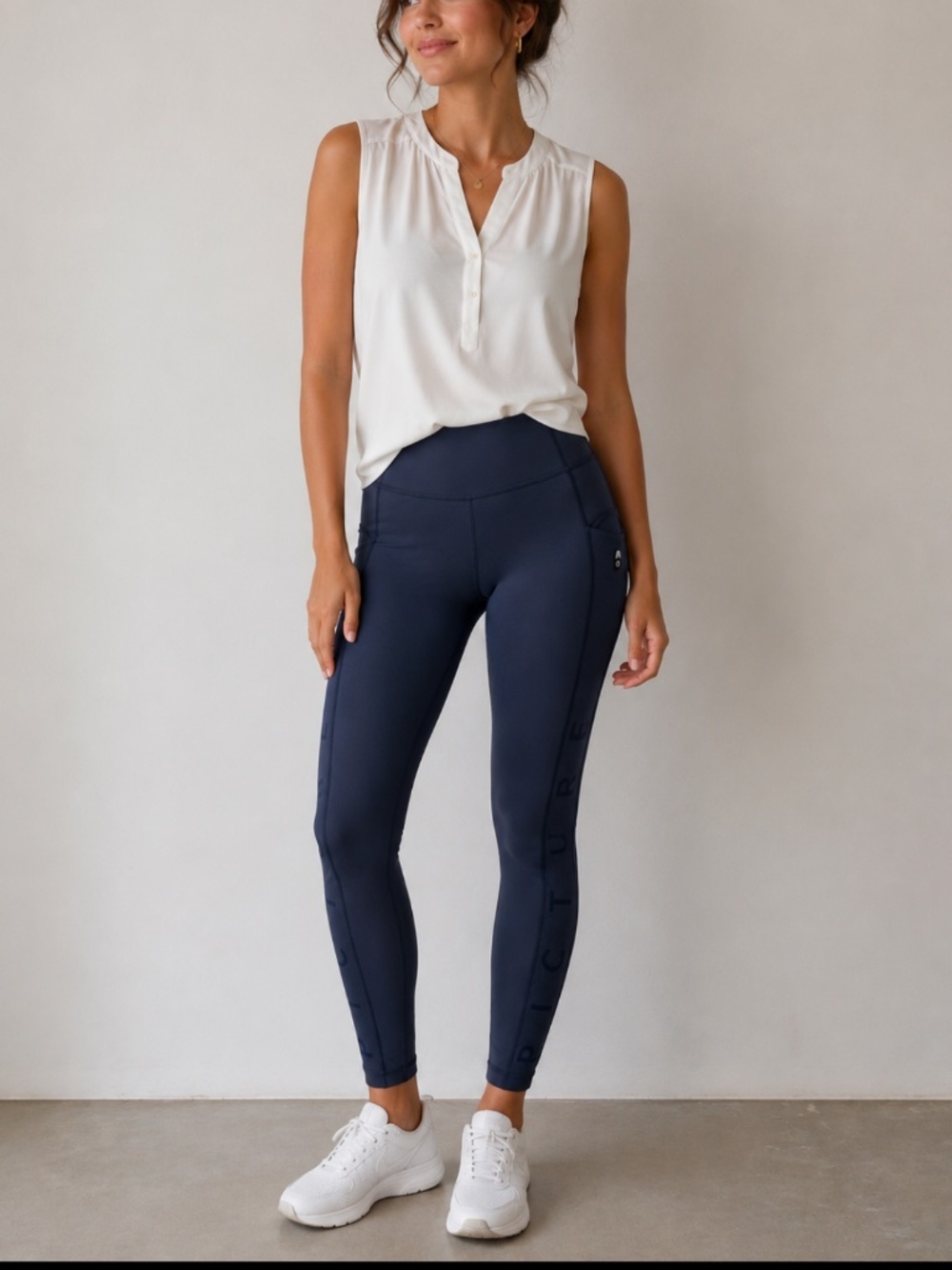 Picture Organic Clothing Cintra Tech Leggings Dark Gray Size Medium